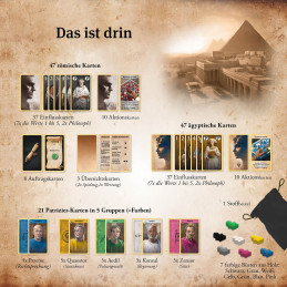 Caesar & Cleopatra - 2-Personen-Spiel - Brettspiel