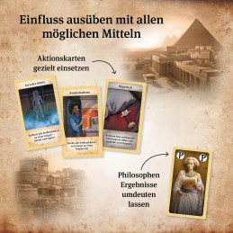 Caesar & Cleopatra - 2-Personen-Spiel - Brettspiel