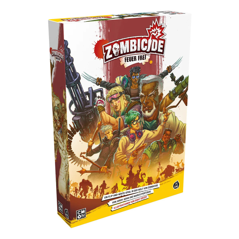 Zombicide: Feuer frei! - Flip & Write - Brettspiel Zombicide: Feuer frei! - Flip & Write - Brettspiel