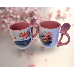 Sakura Tassen - handgemacht - japanisch