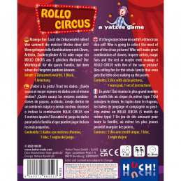 Rollo Circus - Würfelspiel - Familienspiel - Brettspiel