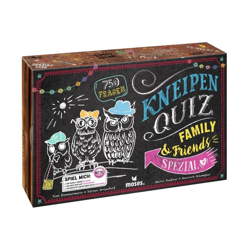 Kneipenquiz Family & Friends - Brettspiel - Partyspiel