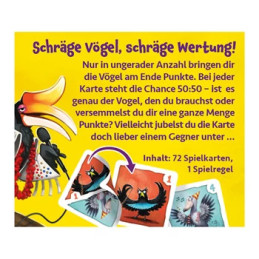 Schräge Vögel - Minispiel - Familienspiel - Gesellschaftsspiel