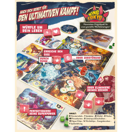 King of Tokyo Duell - Zwei-Personen-Spiel - Gesellschaftsspiel