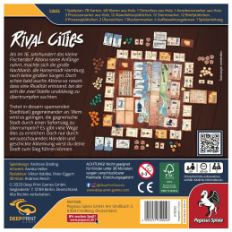 Rival Cities - Zwei-Personen-Spiel - Gesellschaftsspiel