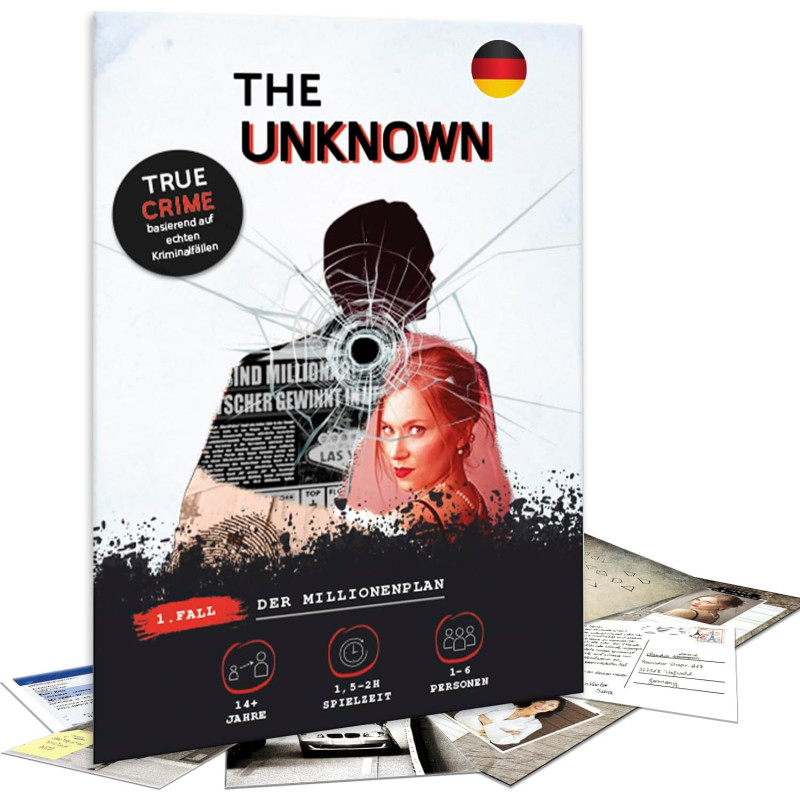 The Unknown - Fall 1 - Rästel- / Krimispiel - Gesellschaftsspiel