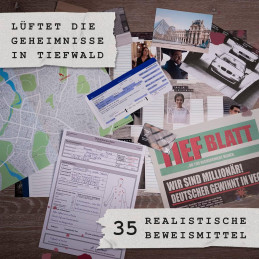 The Unknown - Fall 1 - Rästel- / Krimispiel - Gesellschaftsspiel