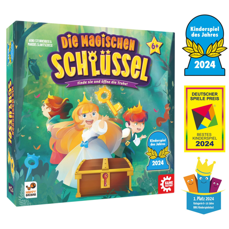 Die Magischen Schlüssel - Kinderspiel des Jahres - Gesellschaftsspiel Die Magischen Schlüssel - Kinderspiel des Jahres - Gesellschaftsspiel