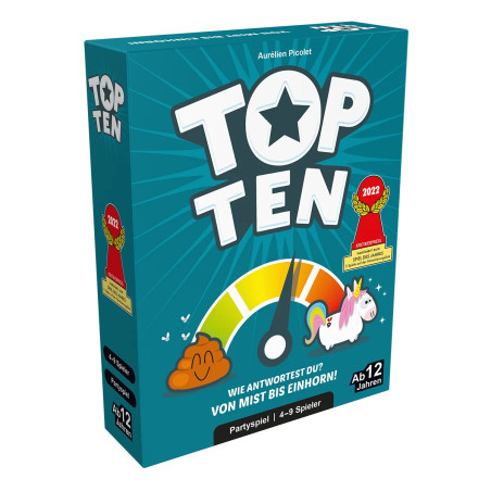 Top Ten - Partyspiel - Quizspiel Top Ten - Partyspiel - Quizspiel
