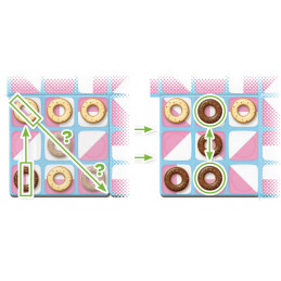 Donuts - Familienspiel - Brettspiel - Zwei-Personen-Spiel