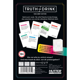Truth or Drink - Take Away Edition - Partyspiel - Gesellschaftsspiel