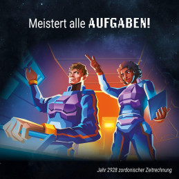 Noobs im Weltraum - Brettspiel - Rätselspiel