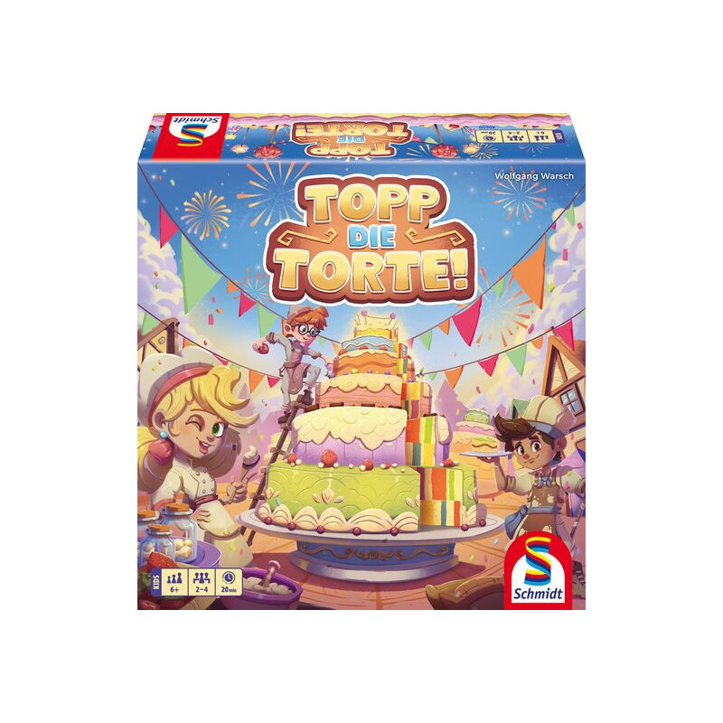 Topp die Torte - Kinderspiel - Gesellschaftsspiel