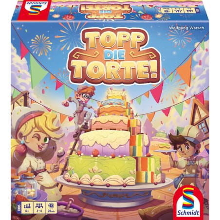 Topp die Torte - Kinderspiel - Gesellschaftsspiel
