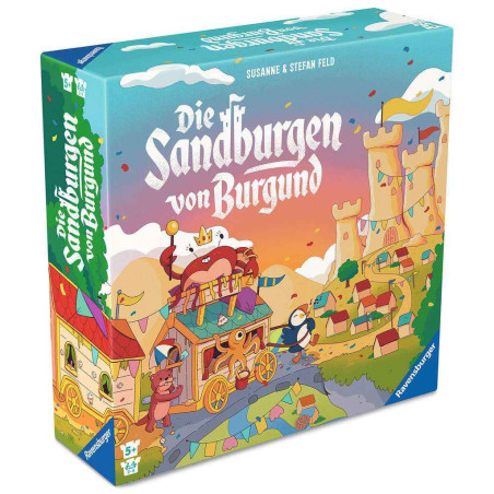 Die Sandburgen von Burgund - Kinderspiel - Brettspiel