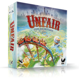 Unfair - Fiese Freizeitparks - Familienspiel Kennerspiel - Brettspiel