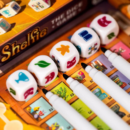 My Shelfie - The Dice Game - Roll and Write - Familienspiel