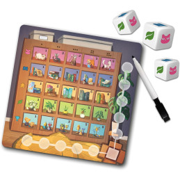 My Shelfie - The Dice Game - Roll and Write - Familienspiel