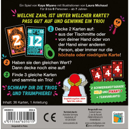 Trio - Kartenspiel - Familienspiel