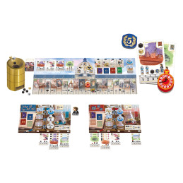 Auf den Wegen von Marie Curie - Brettspiel - Familienspiel