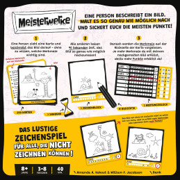 Meisterwerke - Zeichenspiel - Partyspiel - Familienspiel