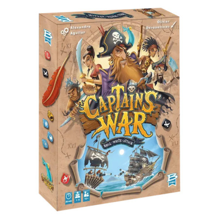 Captains War - frz. Roll´n´Write - Kennerspiel - Brettspiel