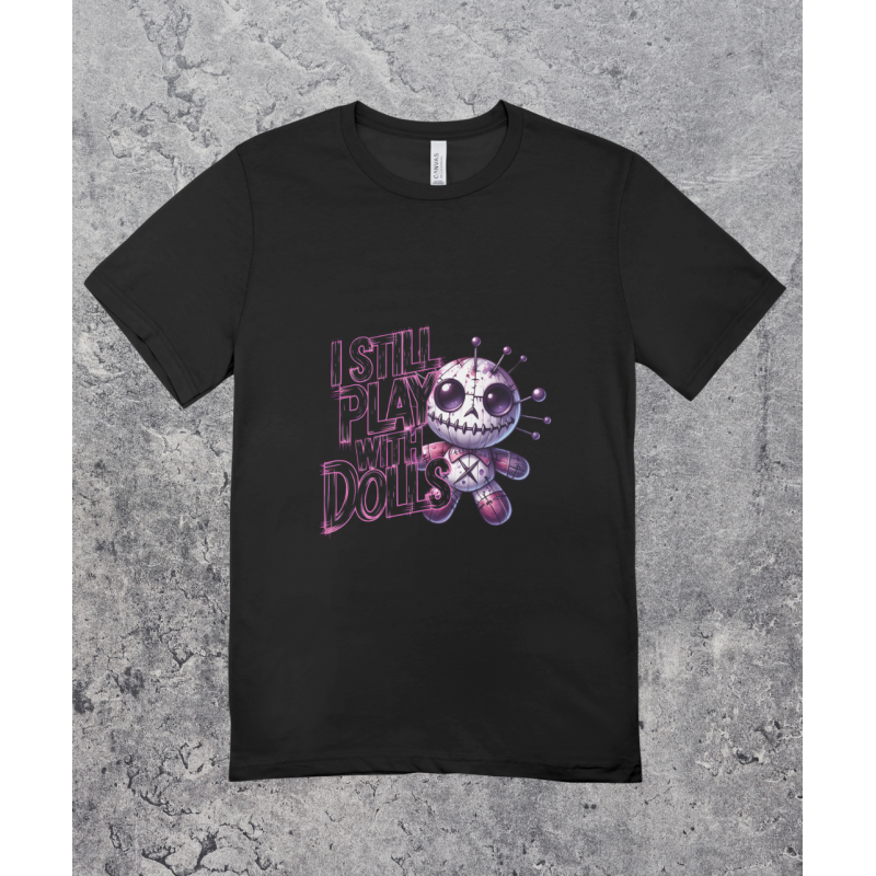 T-Shirt "play with dolls" | AllGo-Games