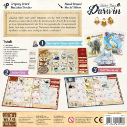 Auf den Wegen von Darwin - Familienspiel - Brettspiel