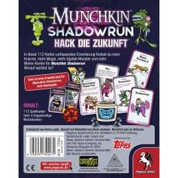 Munchkin Shadowrun - Hack die Zukunft (Erweiterung) | Pegasus