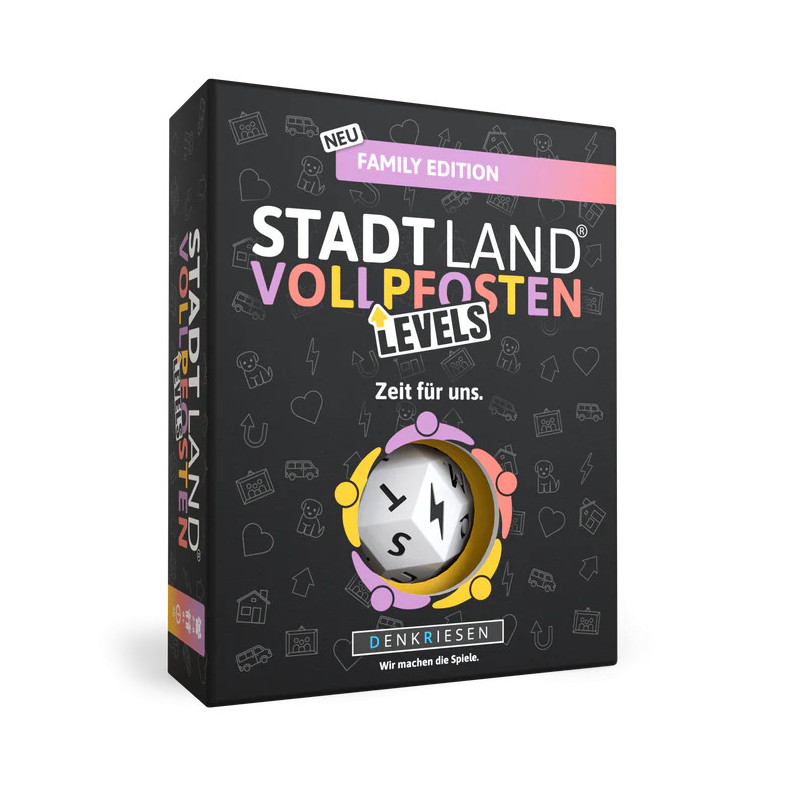 Stadt Land Vollpfosten Levels - Family Edition | Denkriesen