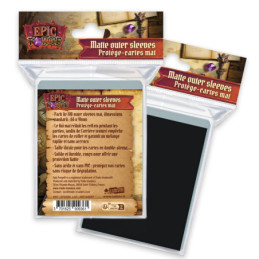 Kartenhüllen matt 66 x 91 mm – 100 Stück – Schwarz