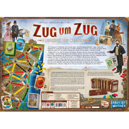 Zug um Zug Legacy - Kennerspiel - Brettspiel