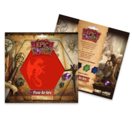 Würfelschale Drache Rot – 19 x 19 cm – Kunstleder & Samt