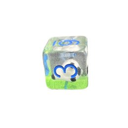 Würfelset 5 W6 Resin-Würfel in Box – Panda (Insert-Serie)