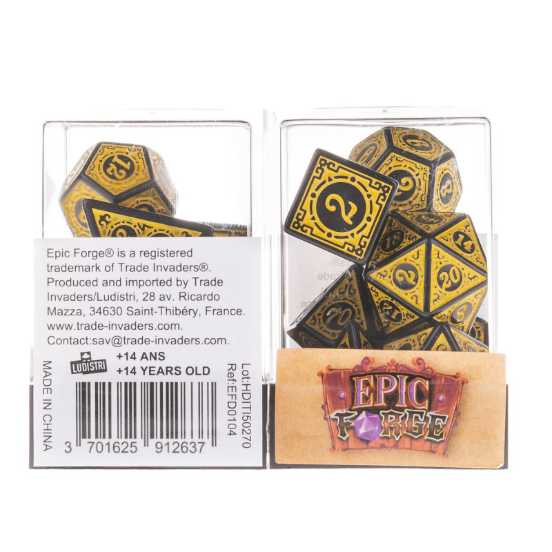 Würfelset 7 Würfel in Box – Magic Flame