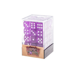Würfelset 36 W6 Würfel – Violett transparent