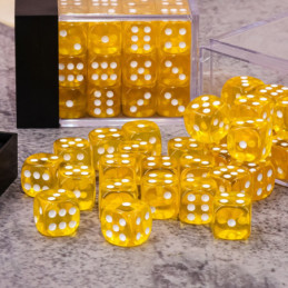 Würfelset 36 W6 Würfel – Gelb