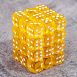 Würfelset 36 W6 Würfel – Gelb