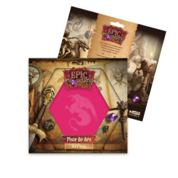 Würfelschale Pinker Drache – 19 x 19 cm – Kunstleder & Samt