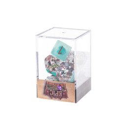 Würfelset 7 Resin-Würfel in Box – Panda (Insert-Serie)