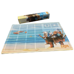 LEDA Neopren-Spielmatte Clan der Haie, 53 x 35 cm, mit Raster für das Landschaftsgitter