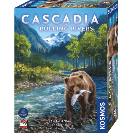 Cascadia Rolling Rivers - Familienspiel - Würfelspiel